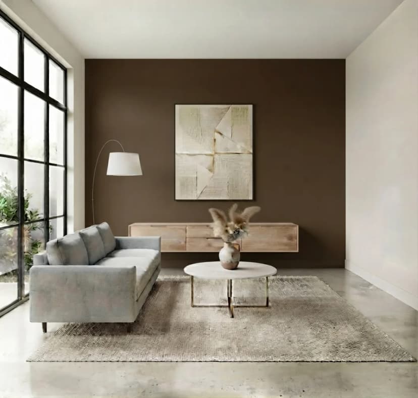 Ambiente pintado en Madera