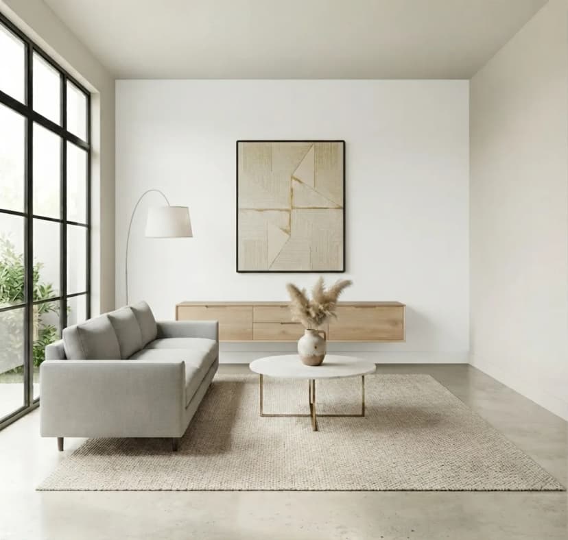 Ambiente pintado en Blanco
