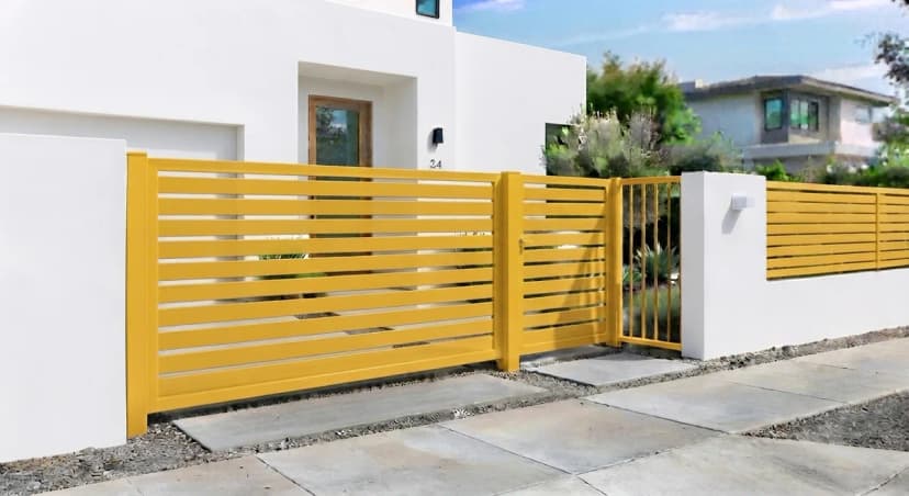 Ambiente pintado en Amarillo
