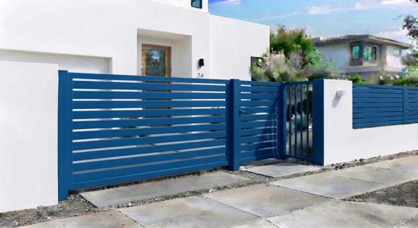 Ambiente pintado en Azul